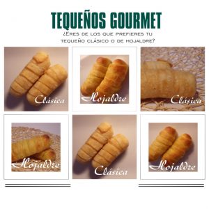 escoger tequeños clasica hojaldre