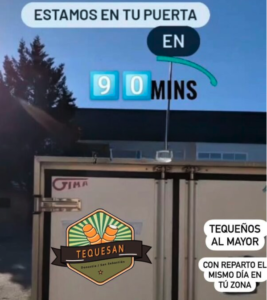 tequeños entrega en madrid 90min